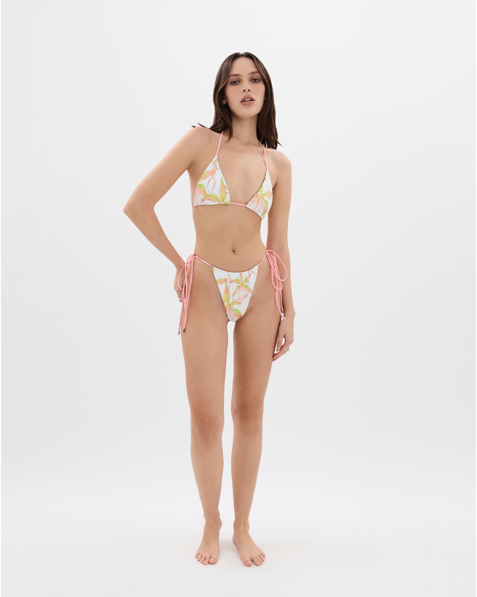 Ghost Orchid/Muma String Reversible Bikini Bottom