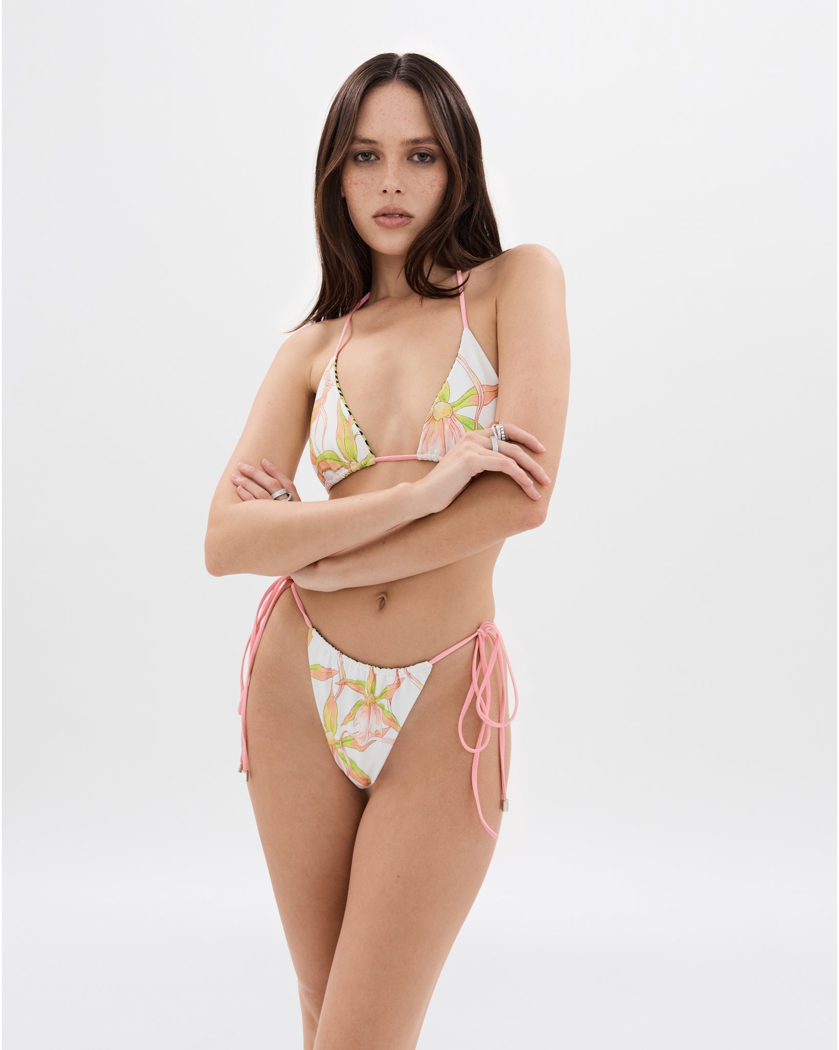 Ghost Orchid/Muma String Reversible Bikini Top