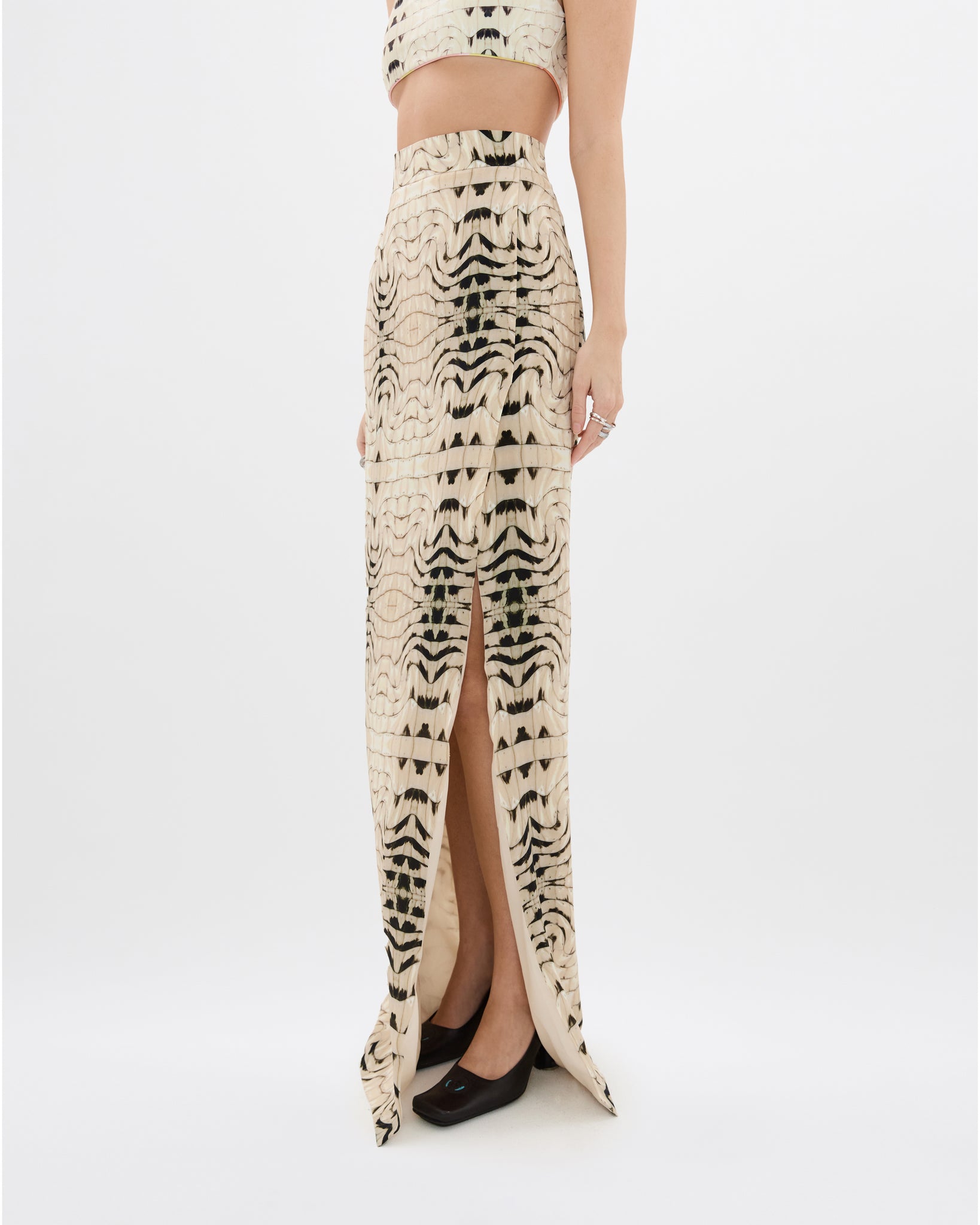 Cuban Crocodile Altas Tailored Skirt