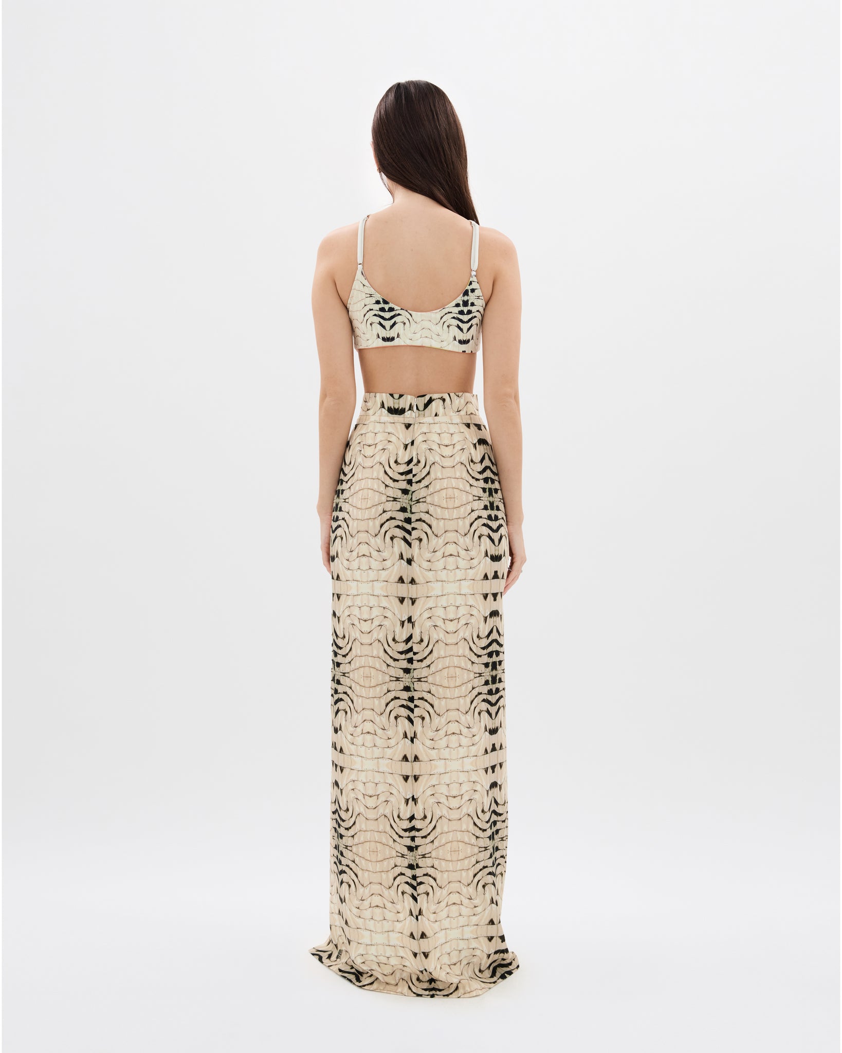 Cuban Crocodile Altas Tailored Skirt