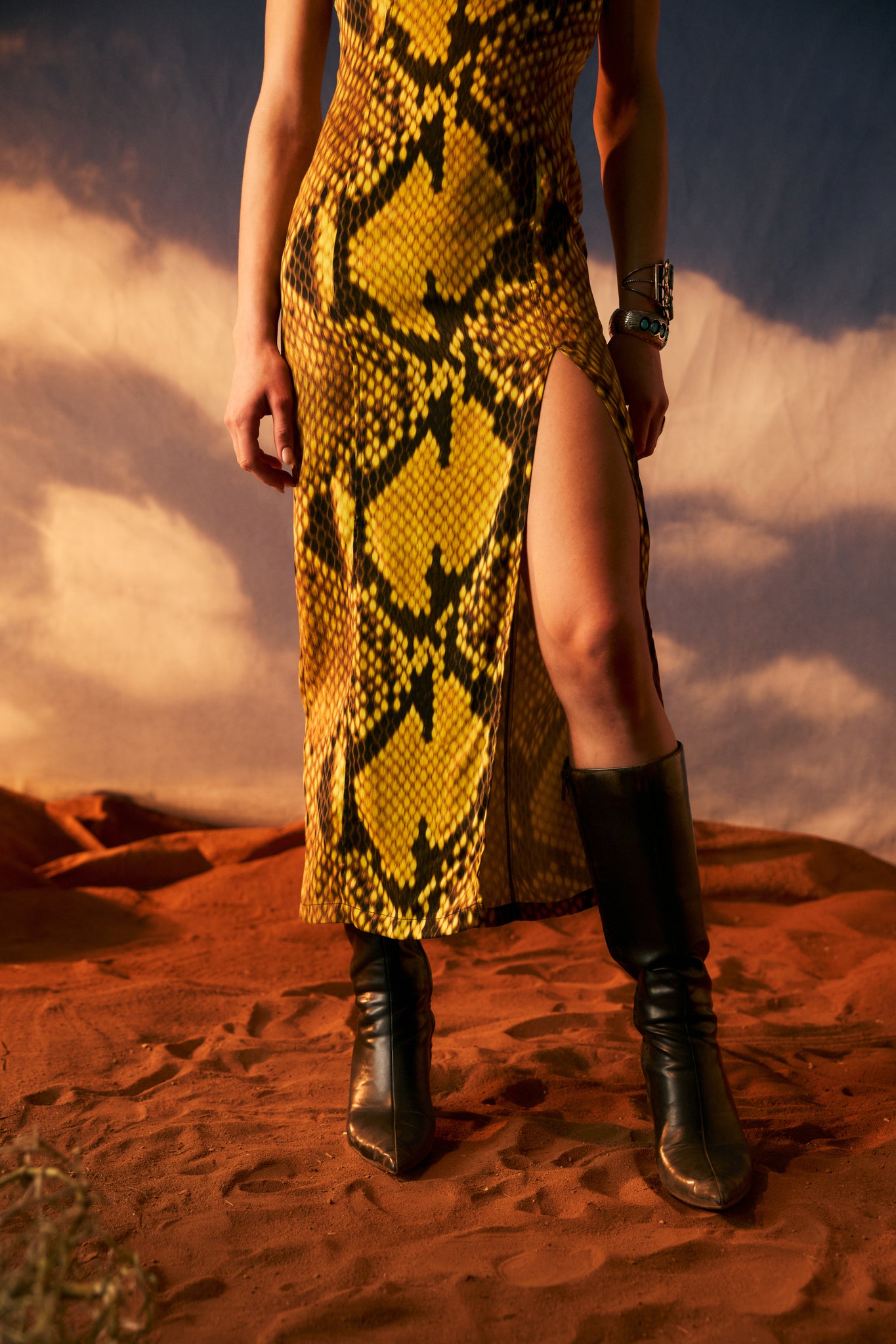 Serpentis Bandeau Dress