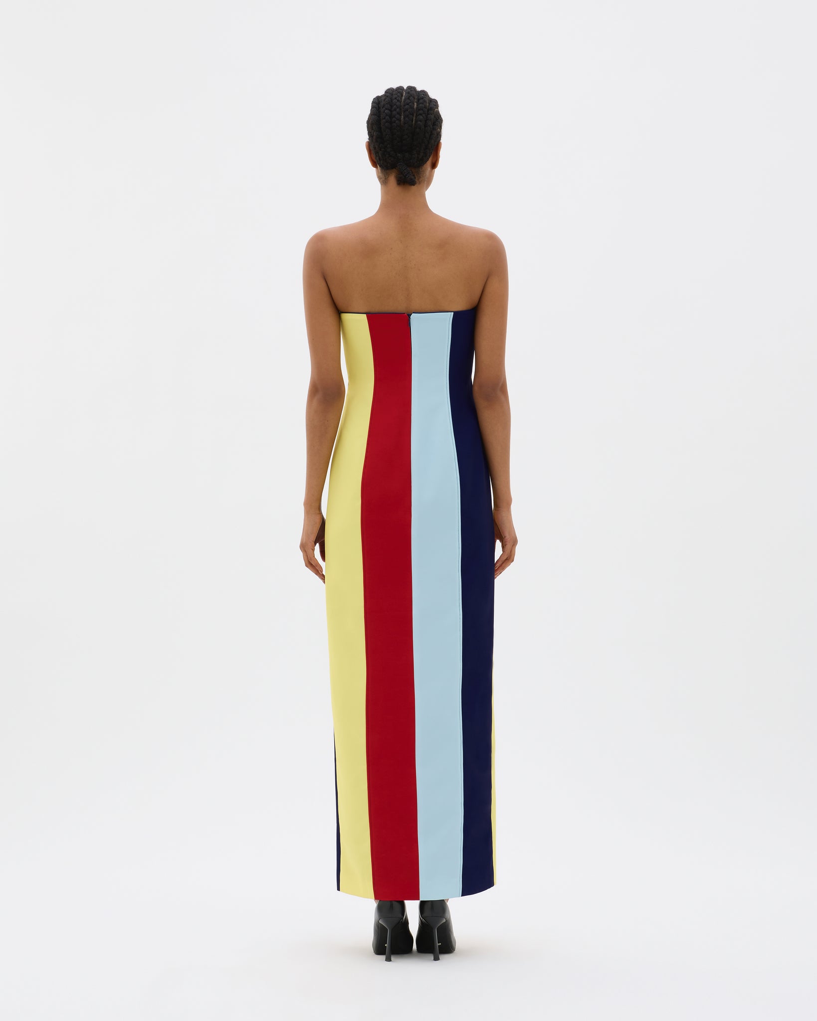 Panelwork Bandeau Dress