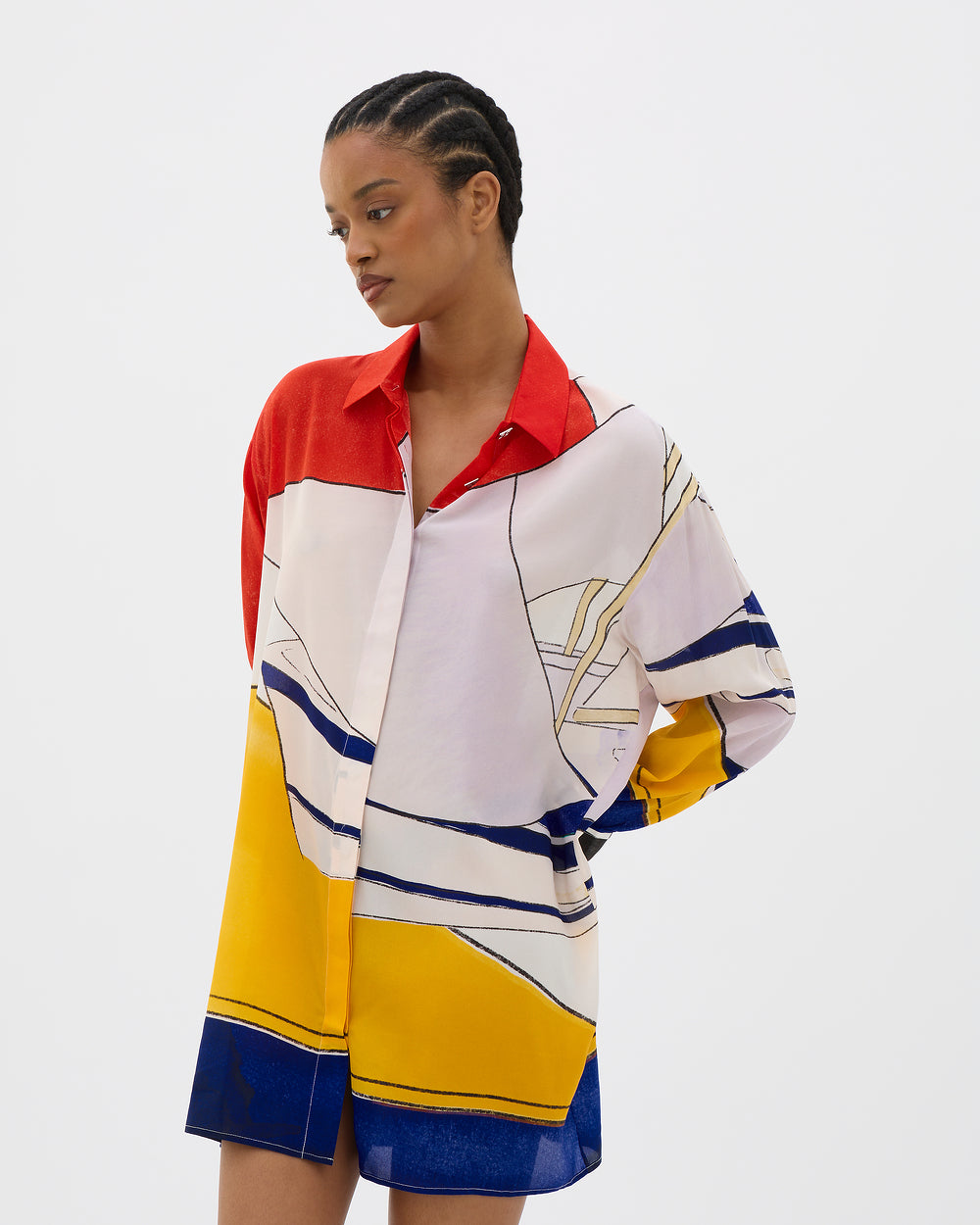 Sails Oversized Long Sleeve Shirt