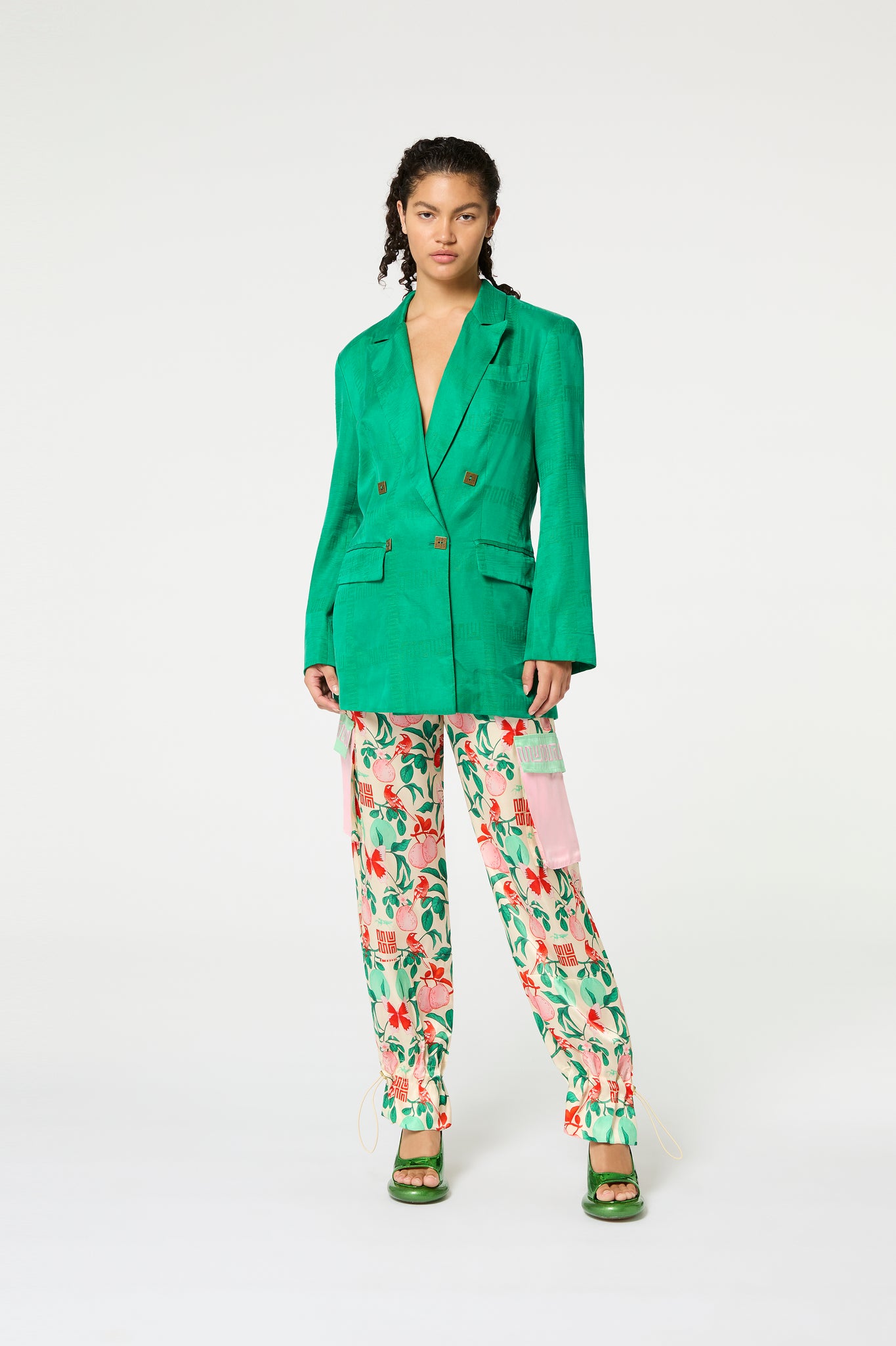 Verdant Jacquard Blazer - MUMA WORLD  Jacket